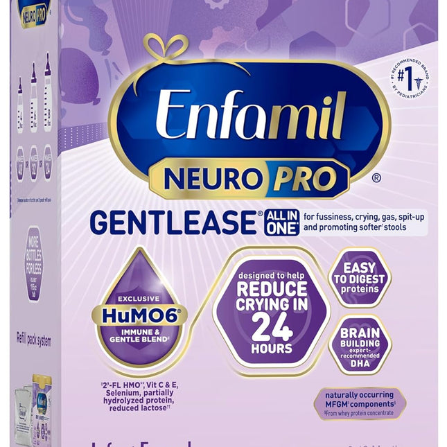 Gentle NeuroPro Powder Baby Formula Refill Box, 30.4 Oz