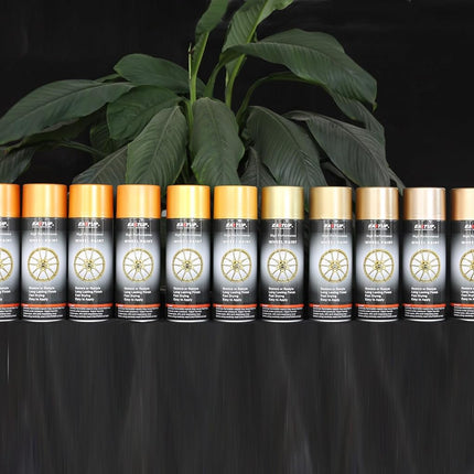 Premium Metallic Acrylic Enamel Wheel Paint, Orange-Gold