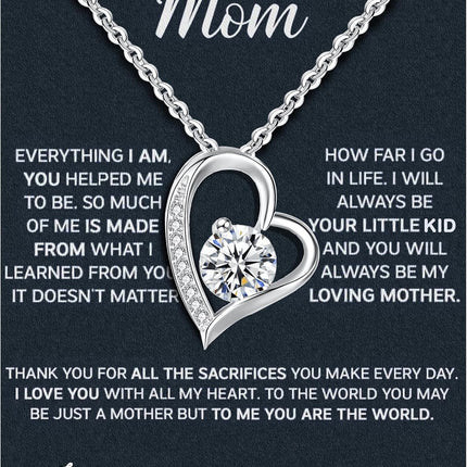 925 Mom Necklace Gift for Mother's Day