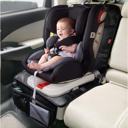 2 Pack Black Waterproof Car Seat Protectors with Thick Padding