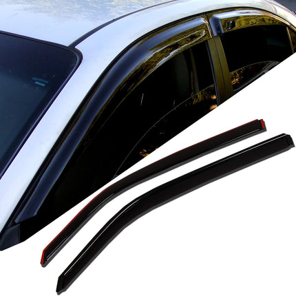 Tinted Smoke Out-Channel Window Visor 4-Piece Set