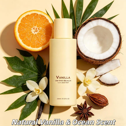 GlowEssence EsenciaLuz Vanilla on the Hair and Body Mist, Beach Fragrance Spray — Beauty & Self-Care