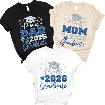 SourceToHome FuenteACasa Graduation Shirts 2026 for Family Proud Mom of a 2026 Graduate Shirt Proud — Home & Lifestyle