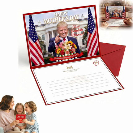 SourceToHome FuenteACasa Funny Mother's Day Greeting Card, Make Mother's Day Great Again Gift for — Home & Lifestyle