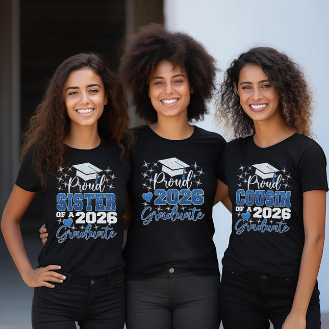 SourceToHome FuenteACasa Graduation Shirts 2026 for Family Proud Mom of a 2026 Graduate Shirt Proud — Home & Lifestyle