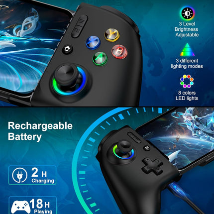 MC2 Mobile Gaming Controller for iPhone, Android, and Switch