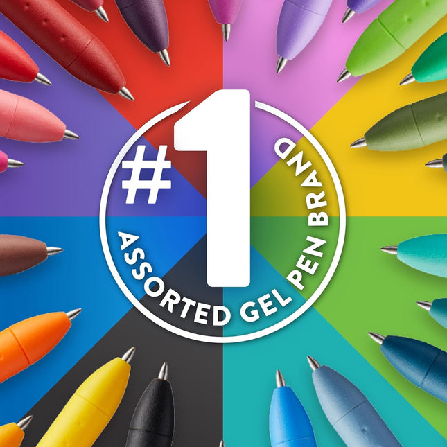 Assorted 0.7mm Medium Point Gel Pens, 14 Count