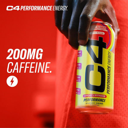 VitalEdge FiloVital C4 Performance Energy Drink Cosmic Rainbow, Zero Sugar Carbonated Preworkout — Fitness & Training