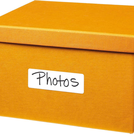 Multi-Use Removable Labels, 1" x 3", White, Non-Printable, 72 Blank Labels Total