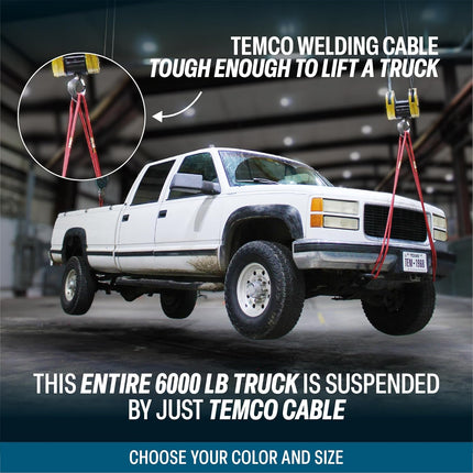 DriveForge ForjaRuta TEMCo 4 Gauge AWG 25 Ft Black + 25 Ft Red Flexible Pure Copper Made in USA — Auto & Moto