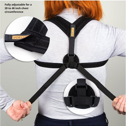 Adjustable Figure 8 Posture Corrector Back Brace unisex design - product close-up