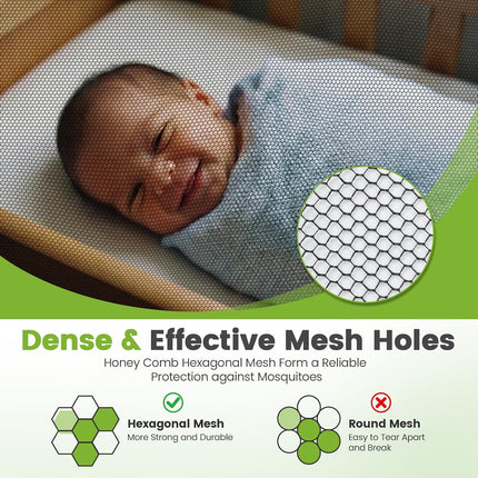 3-Pack Universal Black Baby Mosquito Netting