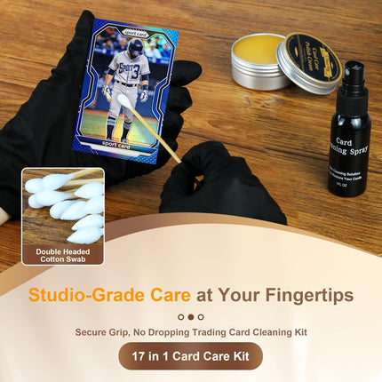 17-in-1 Card Cleaning Kit with Plastic Case