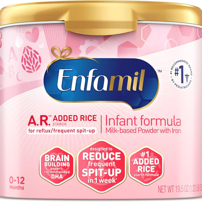 Enfamil A.R. Infant Formula Powder Tub, 19.5 Oz