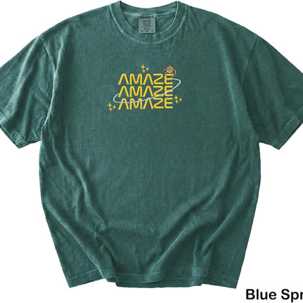 SourceToHome FuenteACasa Embroidered Amaze Amaze Amaze Shirt, Sci Fi Inspired Comfort Colors — Home & Lifestyle