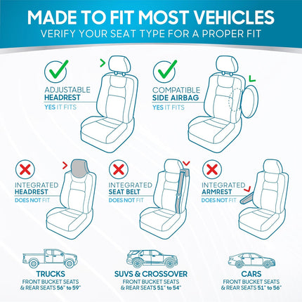 PolyPro Full Set Car Seat Covers in Solid Black