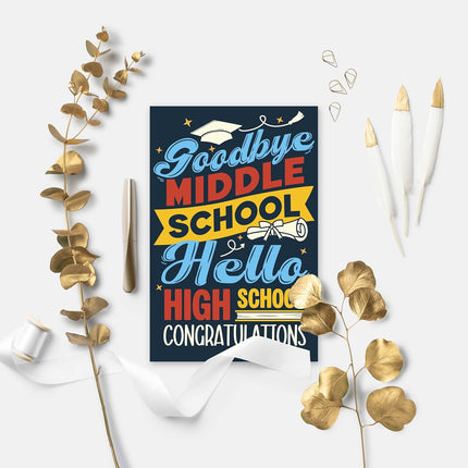 Funny Middle School Graduation Congratulations Card