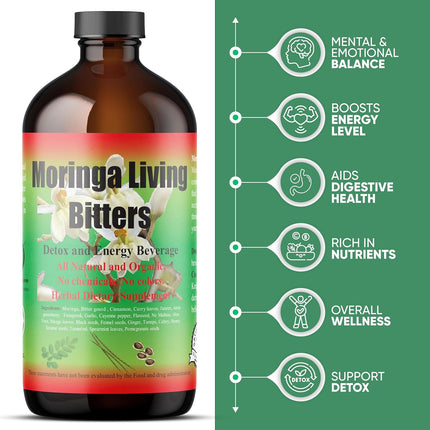Moringa Living Bitter 16 oz