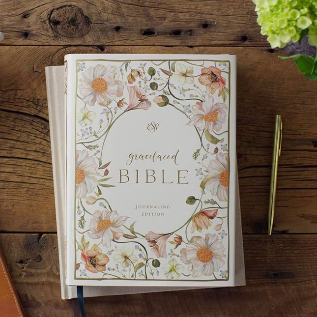 Hardcover Journaling Bible with Watercolor Artwork