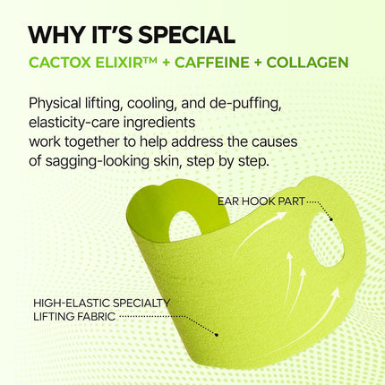 Cactox V-Lifting Mewing Band for Jawline, Chin & Facial Puffiness