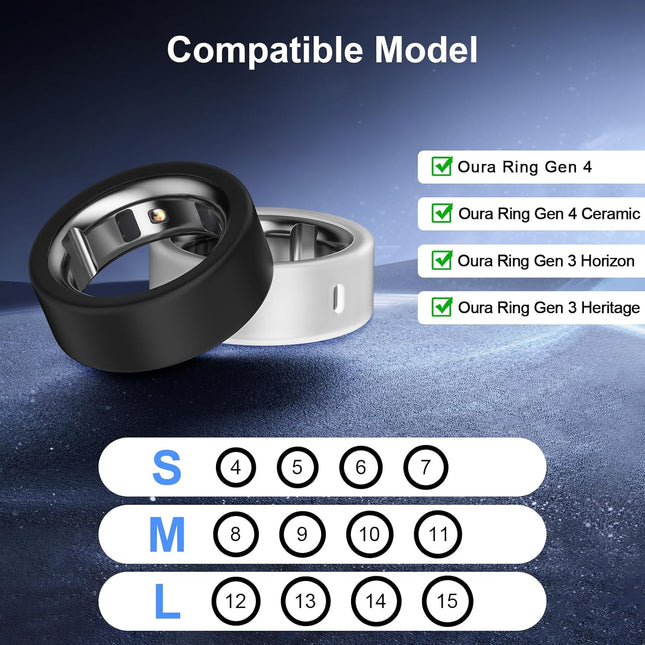 Compatible Smart Ring Case with Charging Support