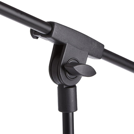 Sturdy Portable Microphone Boom Arm Stand, Black