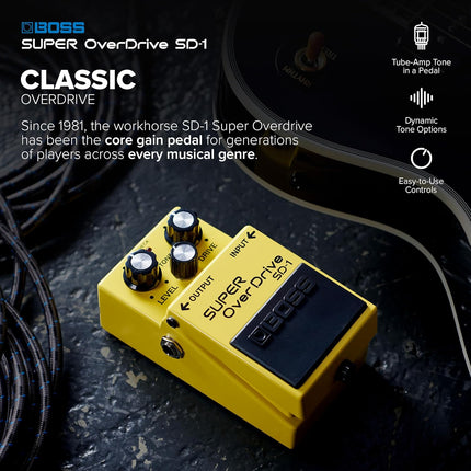 SD-1 Super Overdrive Compact Guitar Pedal