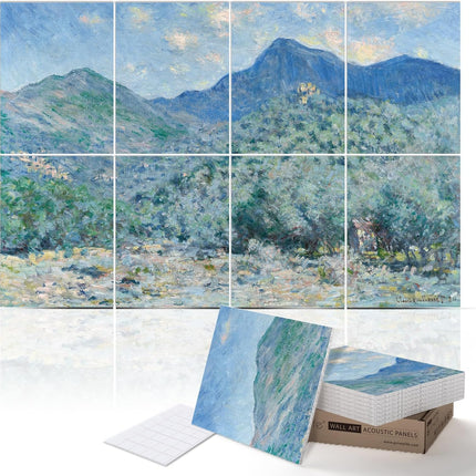 Masterpiece Acoustic Art Panels, 8-Pack 12" x 16" Sound Absorbing Wall Art