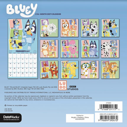 2027 Mini Calendar