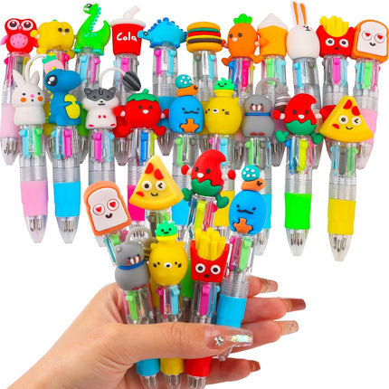 20-Piece Mini 4-in-1 Multicolor Ballpoint Pens Set
