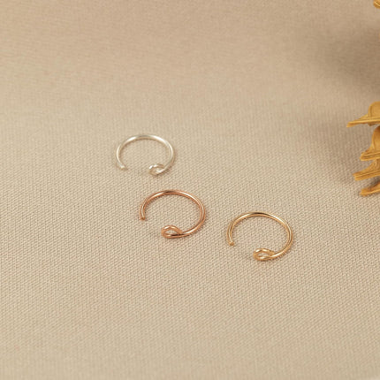 Set of 3 - Fake Clip On Nose Ring Hoop for Women - No Piercing Needed — Home & Lifestyle