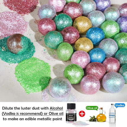 Iridescent Edible Food-Grade Glimmer Powder, 0.18 oz / 5 g