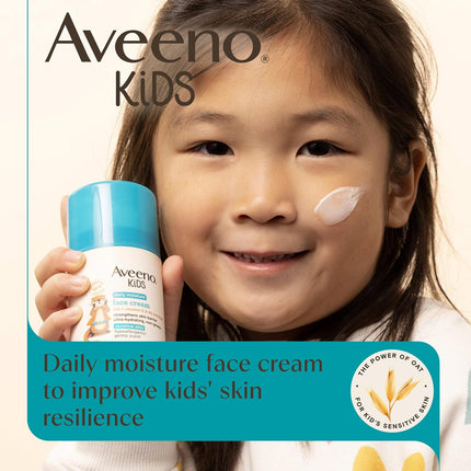 Kids Daily Moisture Face Cream with Oat, Vitamin E & B5, 1.5 oz
