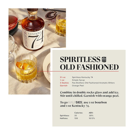 Non-Alcoholic Bourbon Whiskey Alternative, Award-Winning Alcohol-Free Spirit for Cocktails, 700ml Bottle
