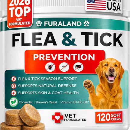 Flea and Tick Prevention for Dogs Chewables