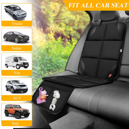 Car Seat Protector for Child Car Seat - Black 1pc