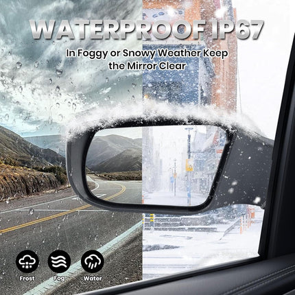Left Driver Black Side Mirror for 2013-2018 Sedan