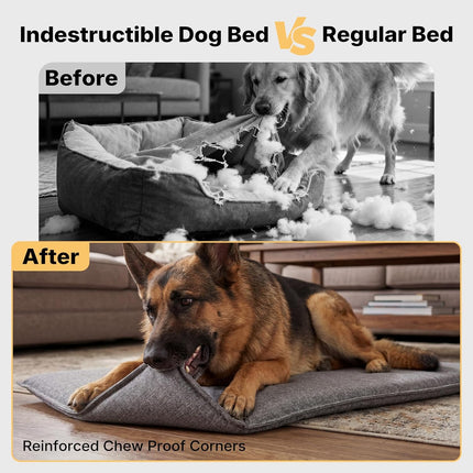 Chew-Resistant Dog Crate Pad and Bed Mat