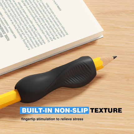 SourceToHome FuenteACasa 6 Pack Ergonomic Pencil Grips,Triangular Design with Finger Grooves — Home & Lifestyle