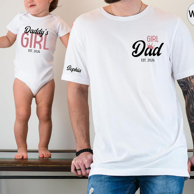 Dad and Daughter Matching Outfit Set