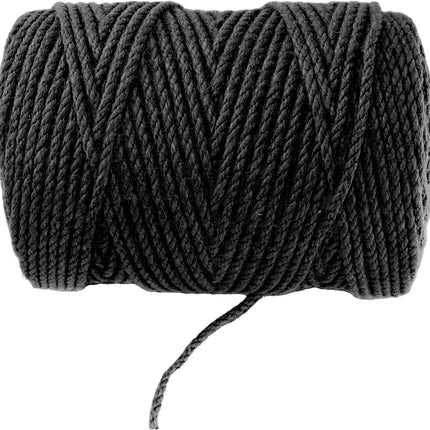 HomeChef ChefDelHogar 4mm x 500 Feet Black Jute Rope, Twine for Gardening Tomato Climbing Plant — Kitchen & Home