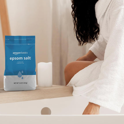 Unscented Epsom Salt Soak, Magnesium Sulfate USP, 3 lb