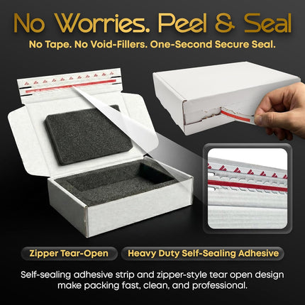 SourceToHome FuenteACasa Graded Card Shipping Box with 360° Protective Foam Insert — Home & Lifestyle