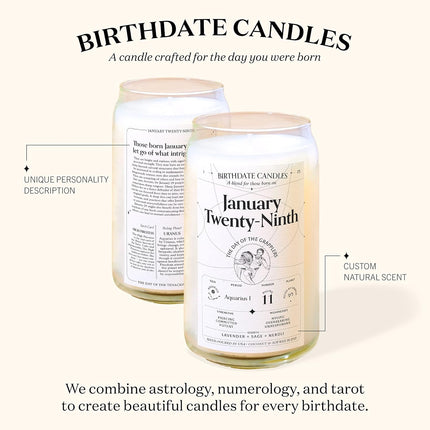 April 21 Taurus Zodiac Scented Jar Candle