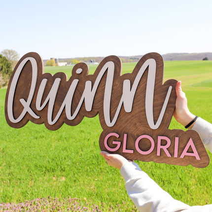 Wooden Name Signs for Nursery, Baby & Toddler