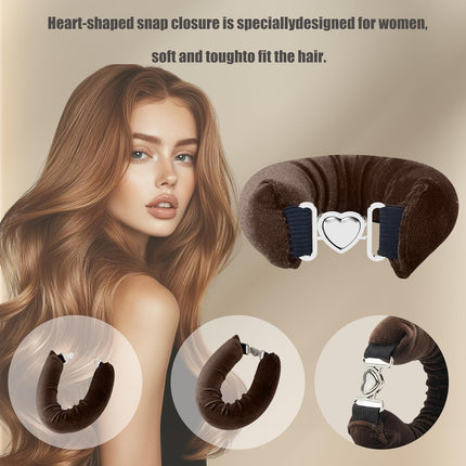 SourceToHome FuenteACasa Heatless Curls Overnight Hair Curlers - 4 Pcs No-Heat Curling Rod to Sleep — Home & Lifestyle