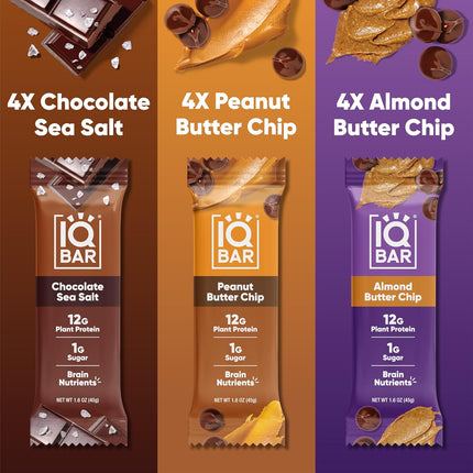 Clean Plant Protein Bars - Chocolate Lovers Variety, 12 Count