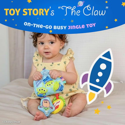 The Claw On-the-Go Jingle Baby Teether and Crinkle Sensory Toy