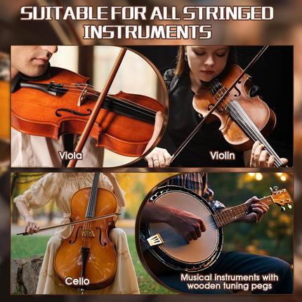 SourceToHome FuenteACasa Violin Peg Compound 30ml, Peg Slip Stopper Lubricant for Violin Viola — Home & Lifestyle