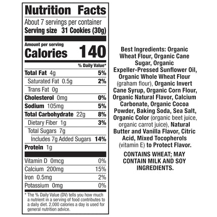 Organic Neapolitan Bunny Graham Snacks, 7.5 oz